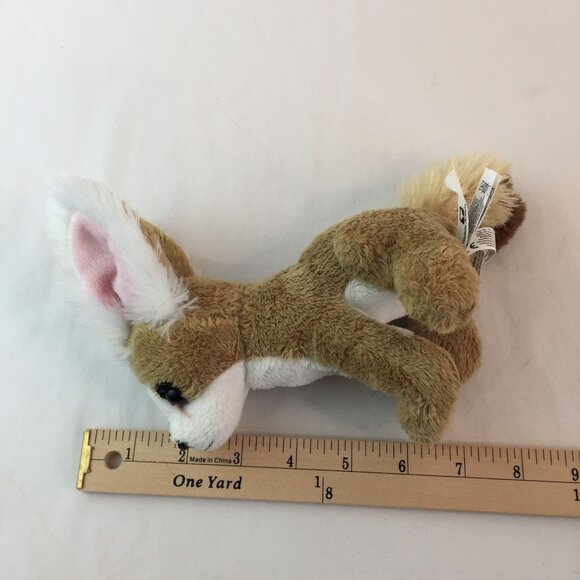 Wildlife Artists Fennec Fox Plush 7" Stuffed Animal Toy - Picture 7 of 7